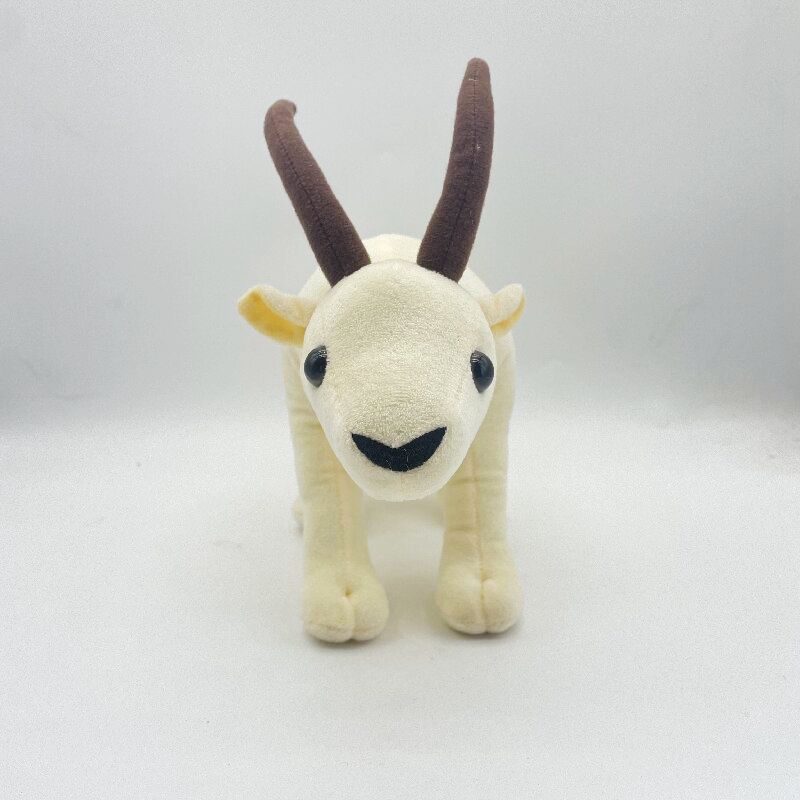 Customized cute gold standing sheep plush antelope stuffed animal goat toy for baby