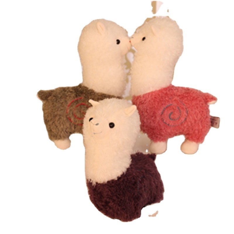 Customizable Toys Loved Children Pp Cotton Filled Soft And Cute Alpaca Plush Toy Joy Chen