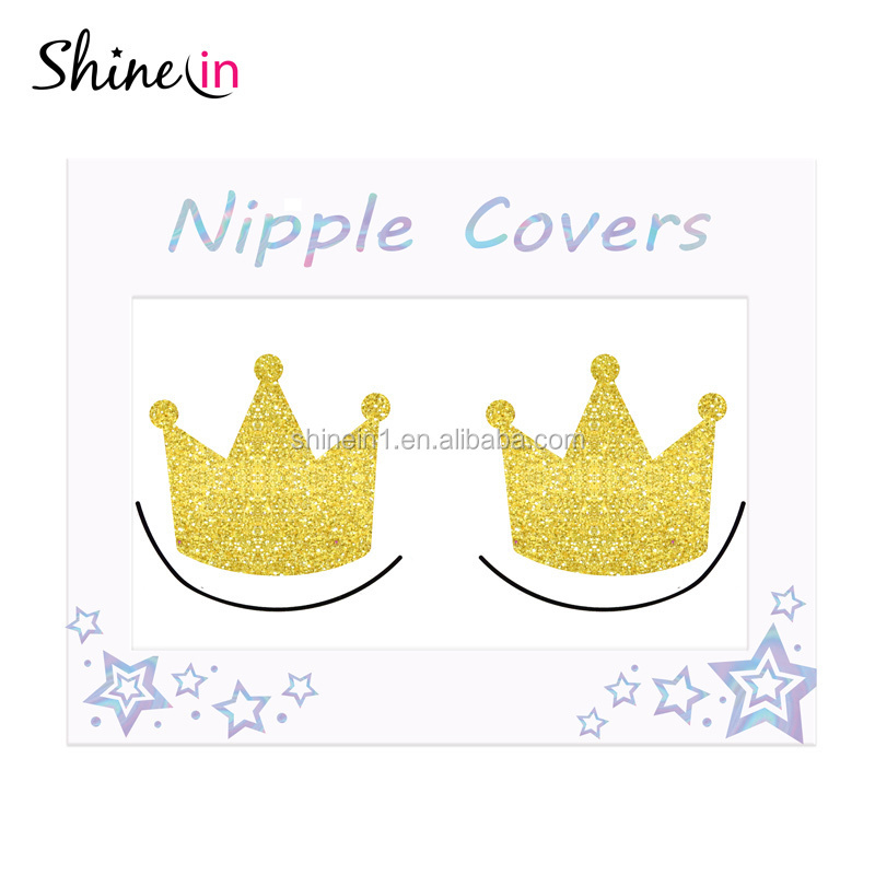 Fashion Design Leopard Print Bra Breast Pasties Cross Shape Adhesive Sexy Nipple Covers