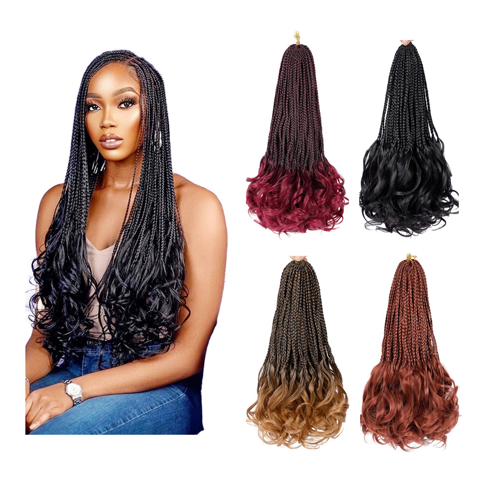 Shinein 150g Silky Loose Wave French Curls Braiding Hair Yaki Pony Crochet Braid Synthetic Spiral Curl Extension Braiding Hair