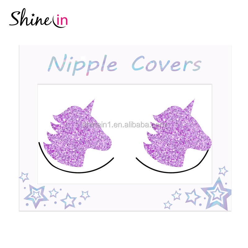 Fashion Design Leopard Print Bra Breast Pasties Cross Shape Adhesive Sexy Nipple Covers