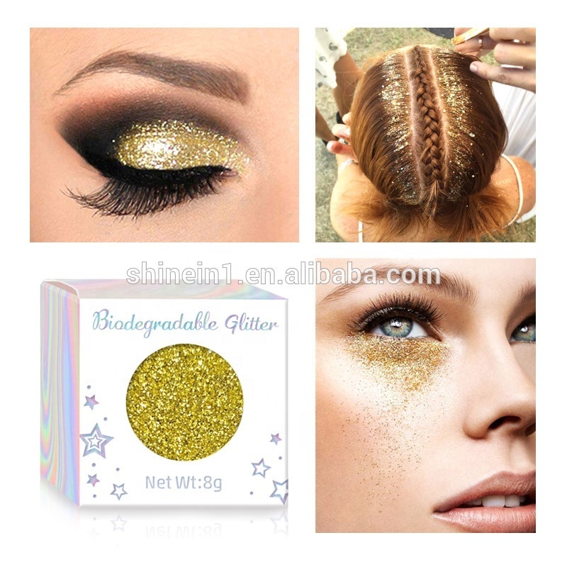 Shinein Face Body Fine Bio Glitter Eco-friendly Cosmetic Biodegradable Glitter for Party Decoration