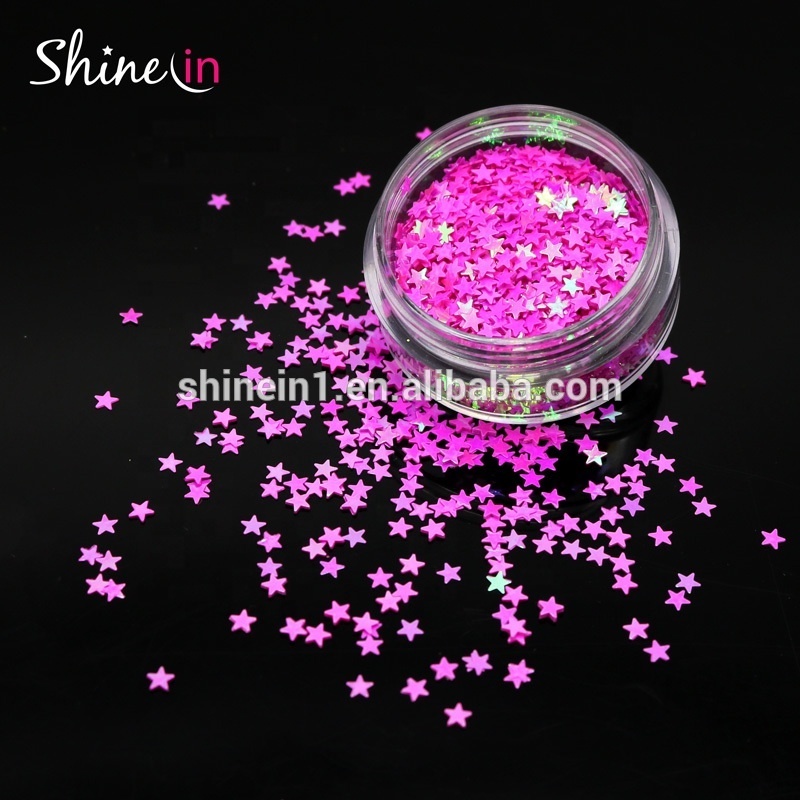 Hot Sale Craft Christmas White Snow Nail Art Glitter Sequins White Snowflake Shapes Glitter for Decoration