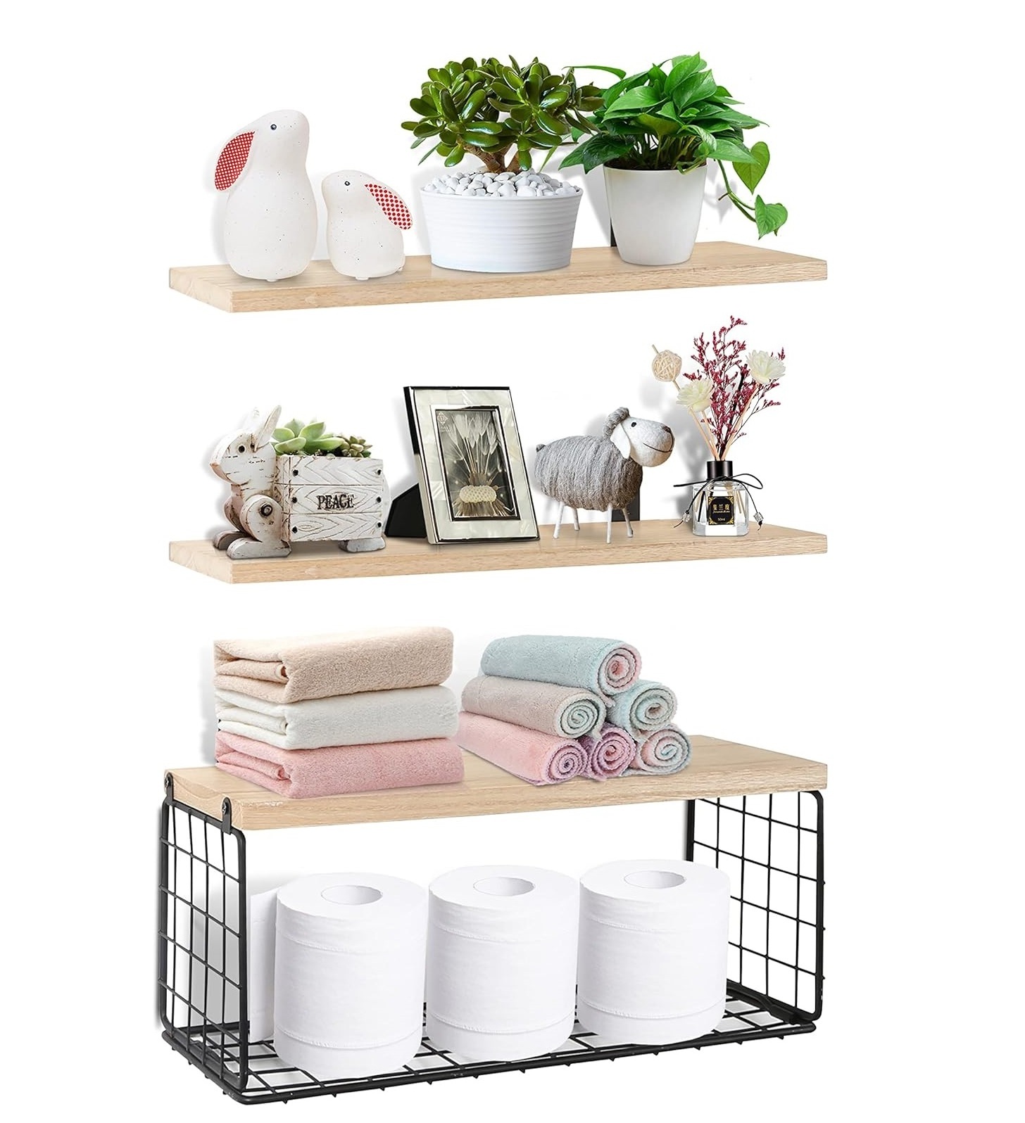 Floating Shelves Bathroom Wall Over Toilet Bathroom Shelf for Wall Decor Floating Shelves for Bedroom Wall Mounted