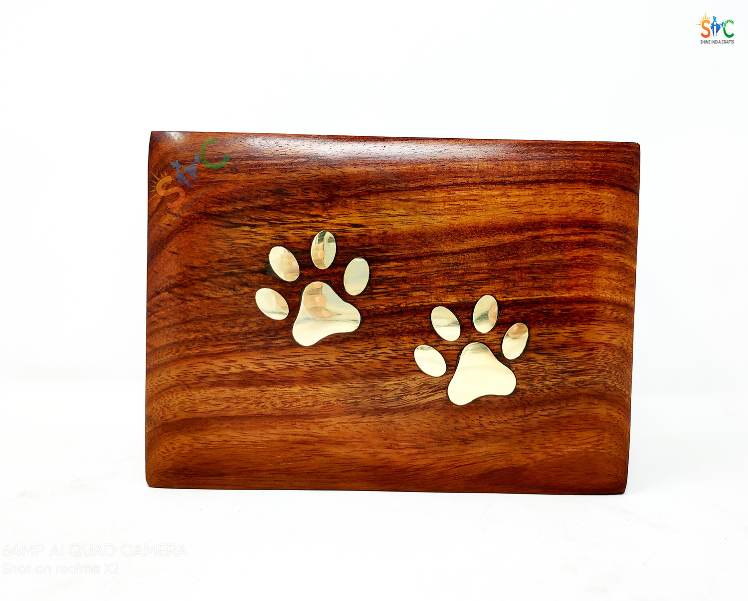 Sheesham Wood Pet Urn