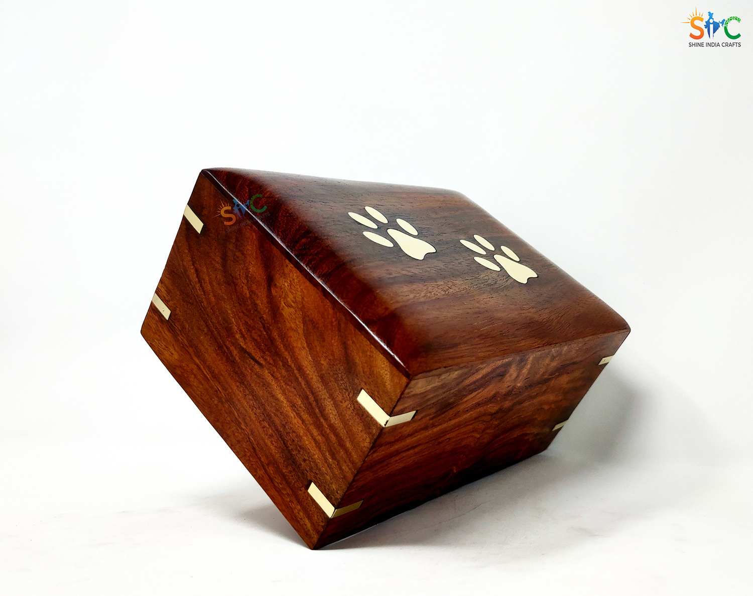 Sheesham Wood Pet Urn