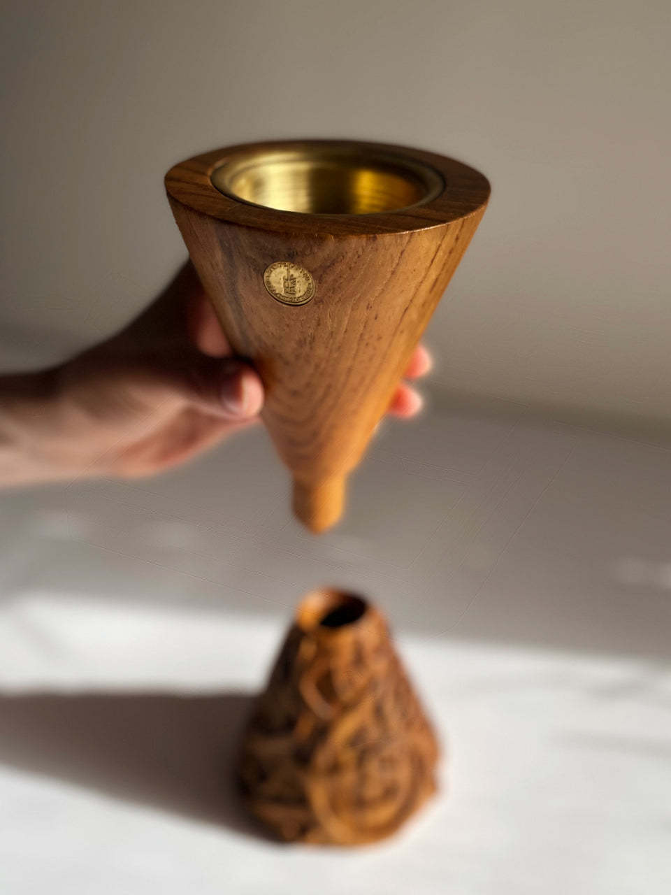 Wooden Handmade Incense Bakhoor Burner For Oud