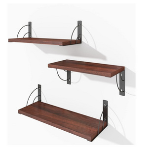 Floating Shelves Mid Century Modern ECO Board Wall Mounted Shelf for Bedroom Living Room Bathroom Kitchen Office Laundry