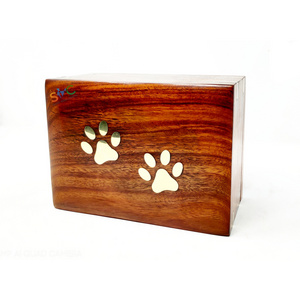 Sheesham Wood Pet Urn