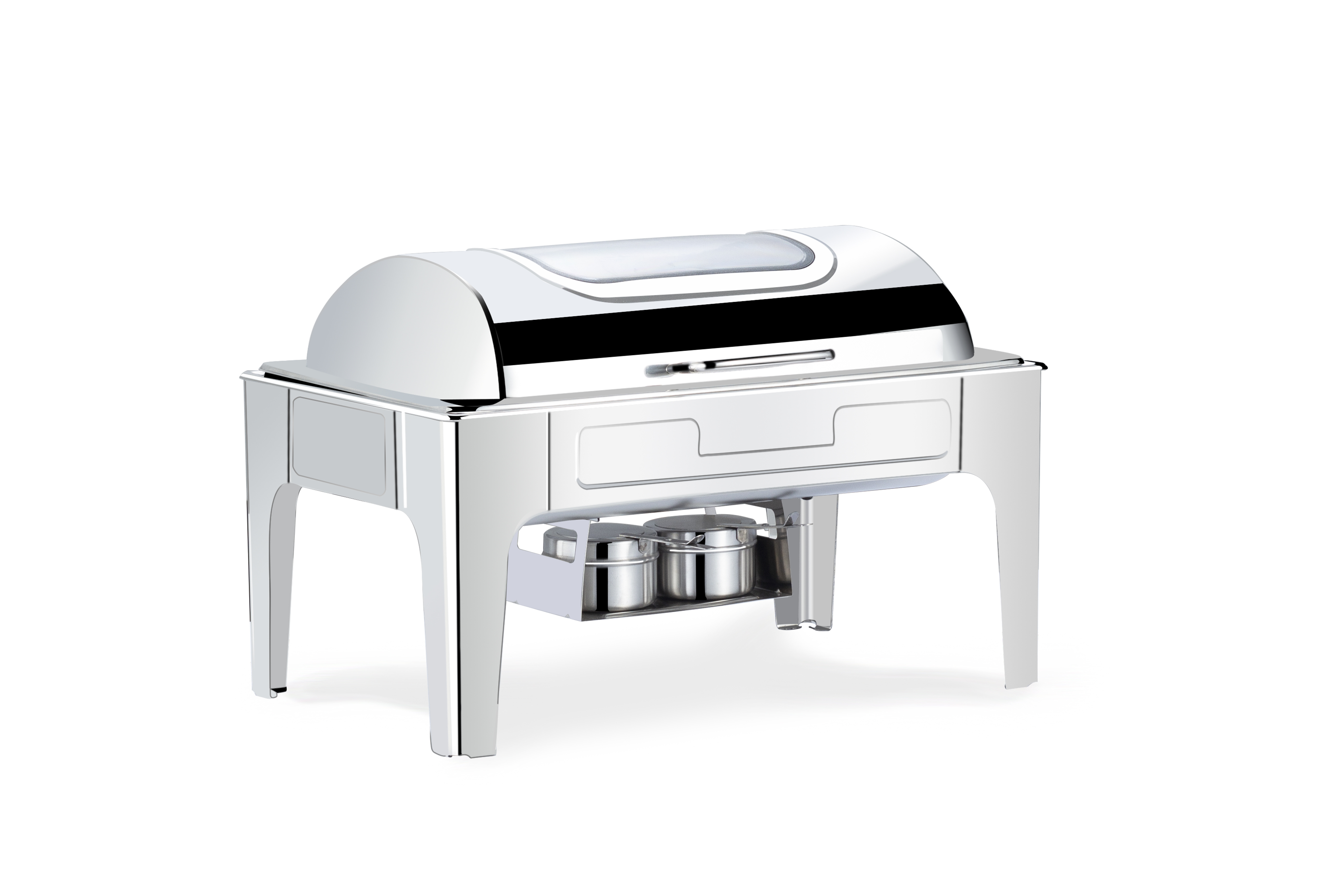 Rectangle Chaffing Dish Electric Buffet Food Warmer Stainless Steel Gold Chafing Dishes With Fuel Burner