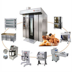 Commercial Bread Bakery Machine Industrial Bread Making Machines Commercial Bakery Baking Equipment Rotary Oven