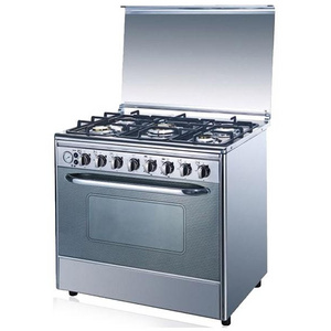 Professional Free Standing 5 Burner Kitchen Gas Range Stove Convection Gas Cooking Range Oven