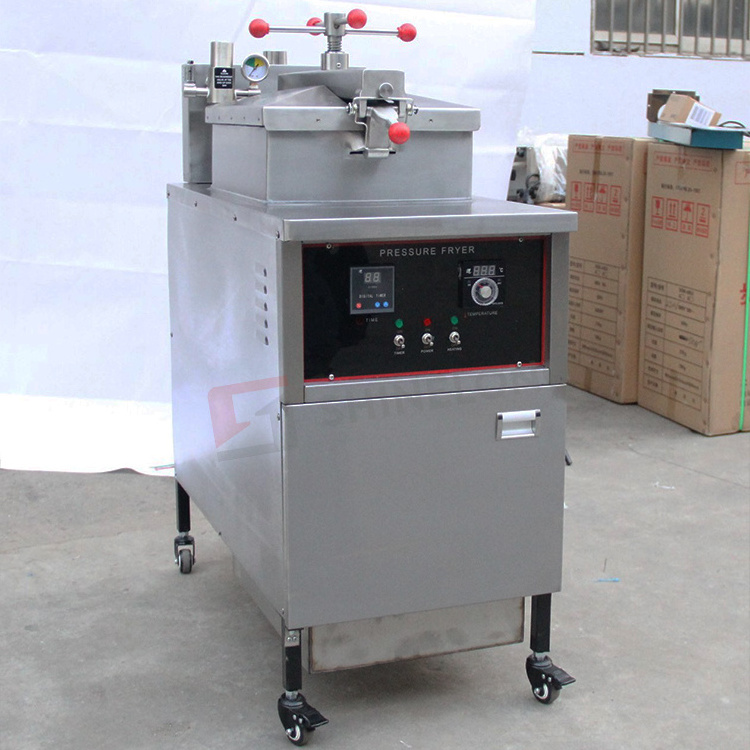 Commercial Automatic Chicken Broasted Machine Deep Pressure Fryer Chicken Fryer Machine with Oil Filter