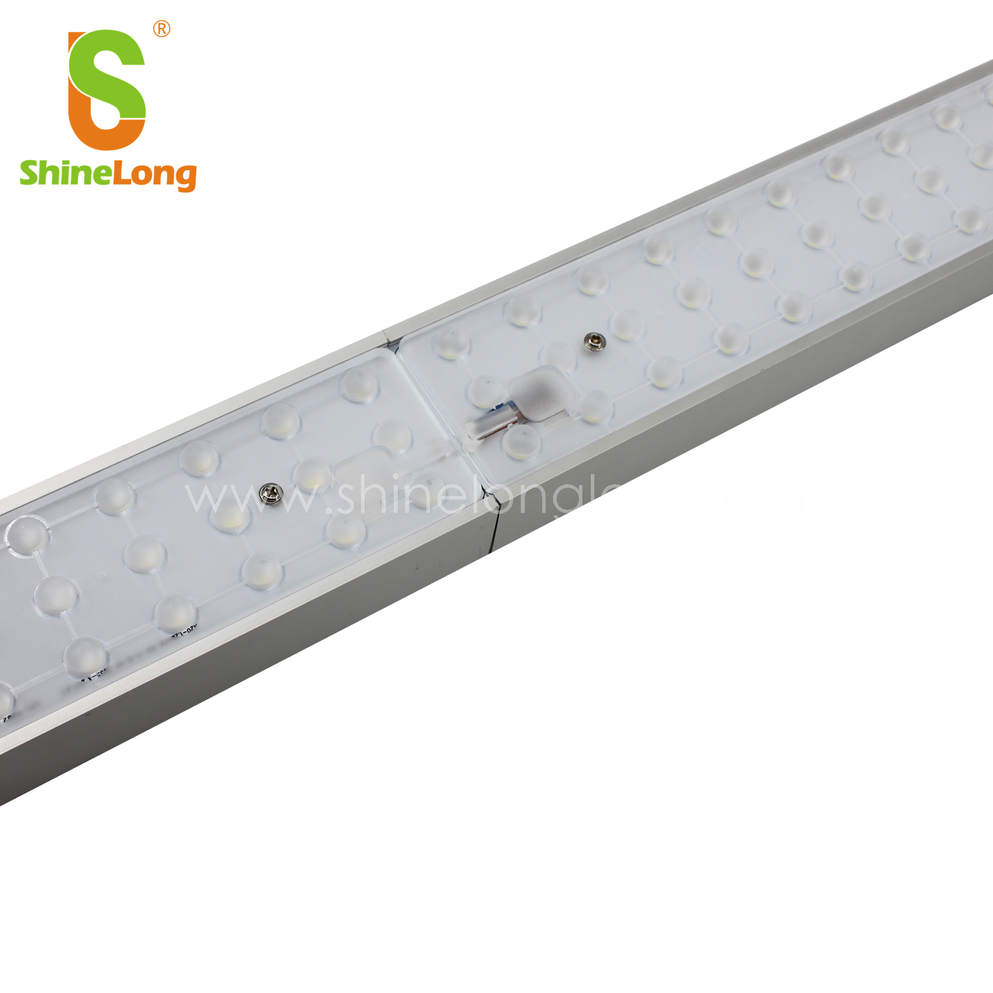 ShineLong Modern commercial led linear pendant office lighting linkable linear trunking system supermarket shop linear light