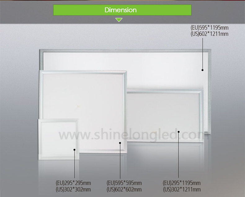 ShineLong Recessed Edge Lit Drop Ceiling Troffer LED Flat Lights 2x4 led flat panel light aluminium panel light pcb 220 volt