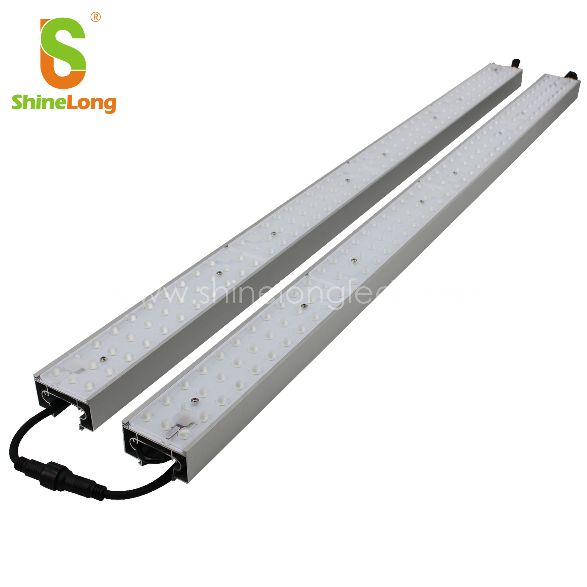 ShineLong 180lm/W led linear trunking light suspended linkable modular led linear light system