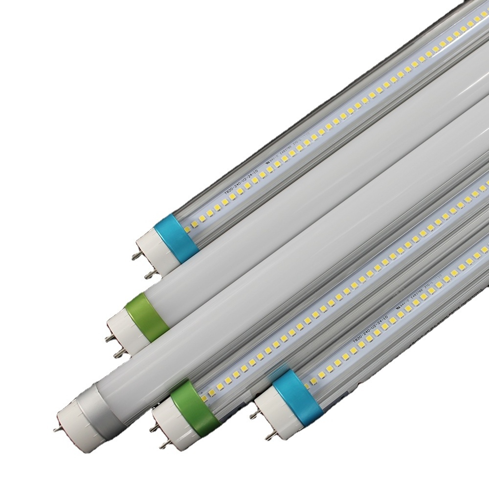 High brightness 200lm/w 7 years warranty 120cm 4ft 18w T8 Led Tube Light replace fluorescent lamps tubes Lights milky PC cover