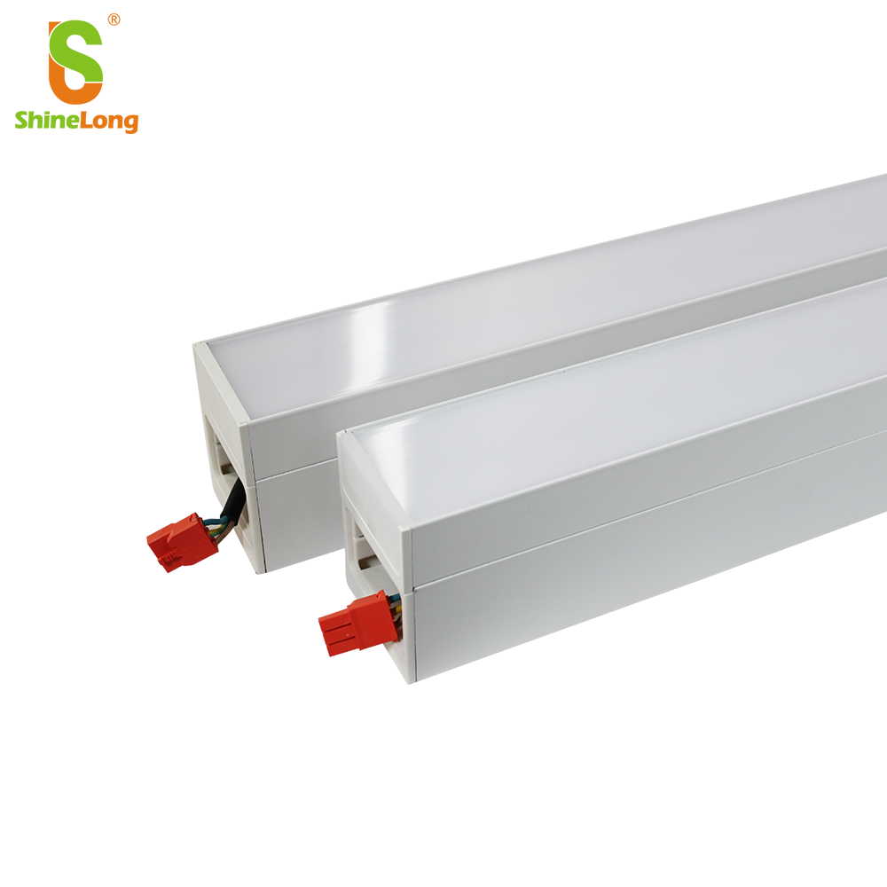 ShineLong Professional Manufacturer Trunking Aluminum Office Up-down Pendant Ceiling Lighting System Linkable Led Linear Light