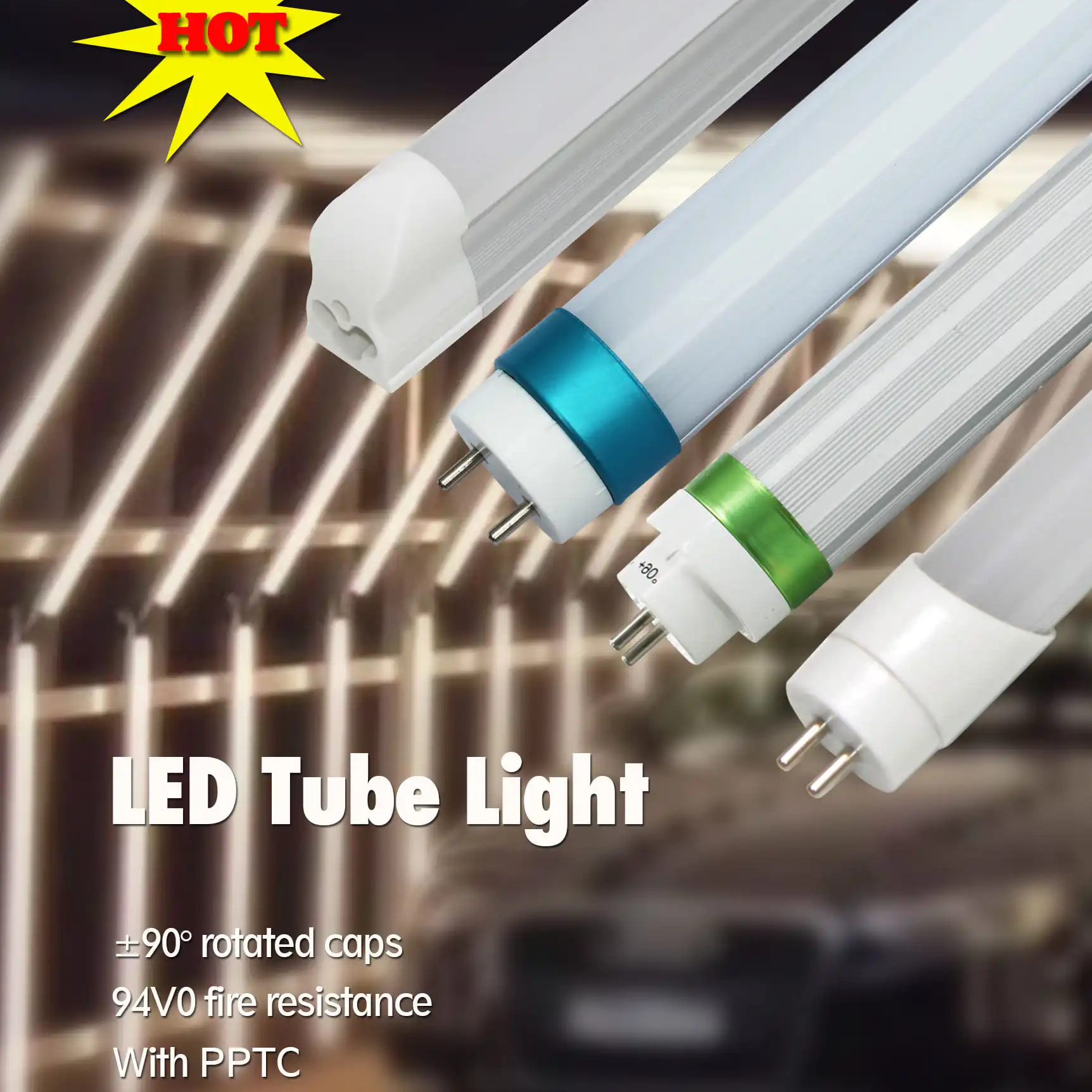 Stock Office Home led fluorescent tube T5 T6 T8 Led Tube Lights 10W 600mm 10W 2 Feet Led Tube Light