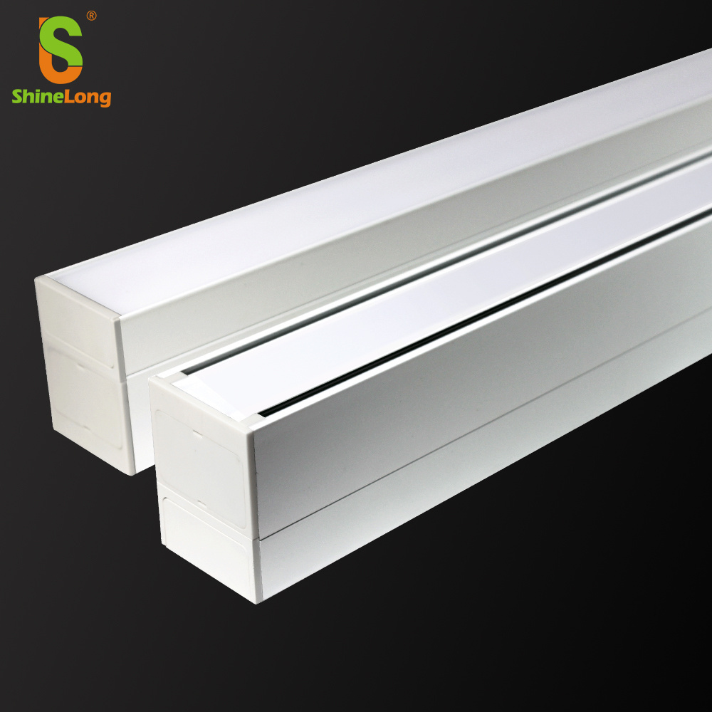 ShineLong LED Linear Light for EU  IP40 Waterproof 20W 30W 40W Light Down Non-dim ceiling grid linear led light