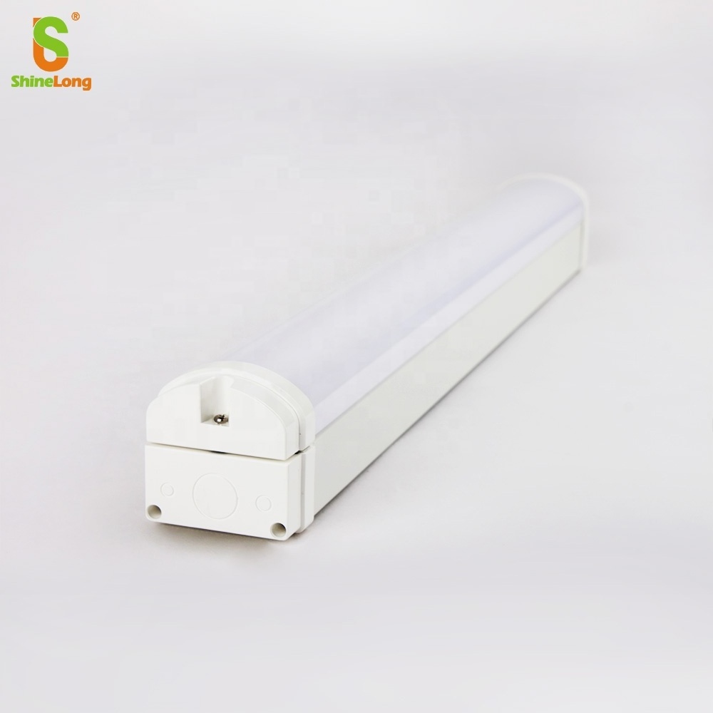 Factory price Aluminum base led batten light 10W 20W 30W linear light led 2ft 4ft 1.2M IP40 IK09 batten light fixture