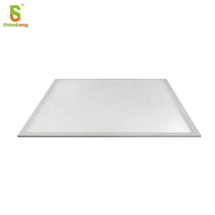 Ultra thin high quality 595*595 600*600mm led dimmable flat panel light mounted square flat led panel for office lighting