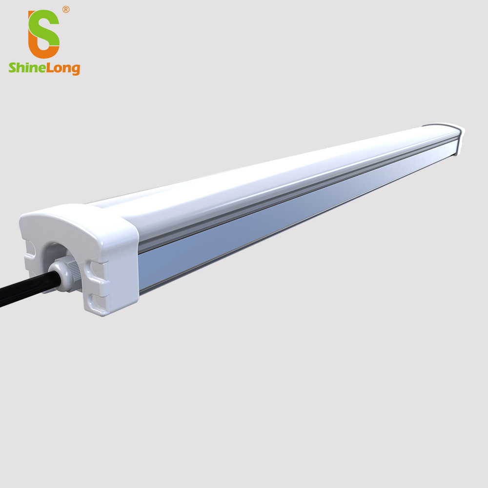 ShineLong high quality 2ft 4ft 5ft aluminium ip65 led linear trip-roof lighting fixture with SAA TUV certificate