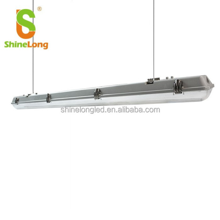 ShineLong 1200mm 40W Basement garage ip65 waterproof battery operated led rechargeable emergency light