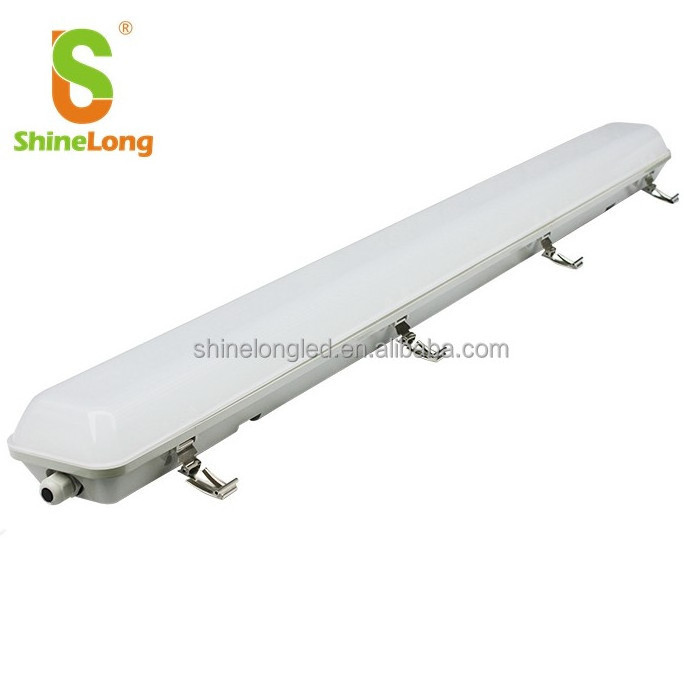 ShineLong 1200mm 40W Basement garage ip65 waterproof battery operated led rechargeable emergency light