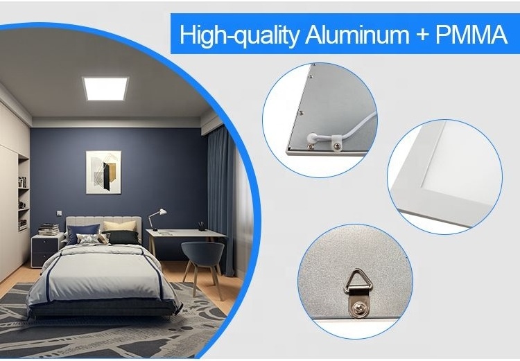 China Manufacturer Indoor surface mounted square 40W slim LED panel 60x60 LED panel light