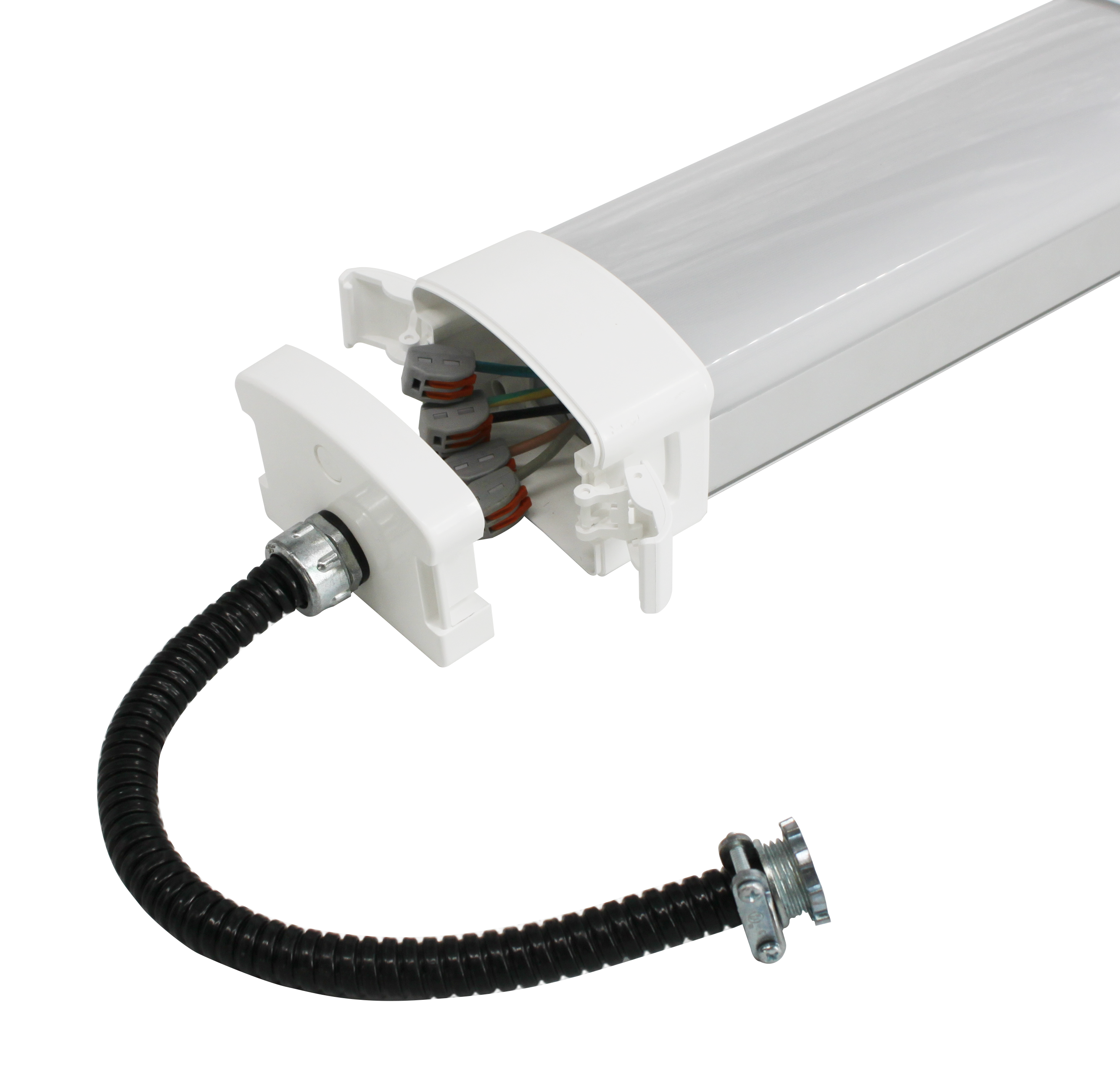 ShineLong high quality 2ft 4ft 5ft aluminium ip65 led linear trip-roof lighting fixture with SAA TUV certificate