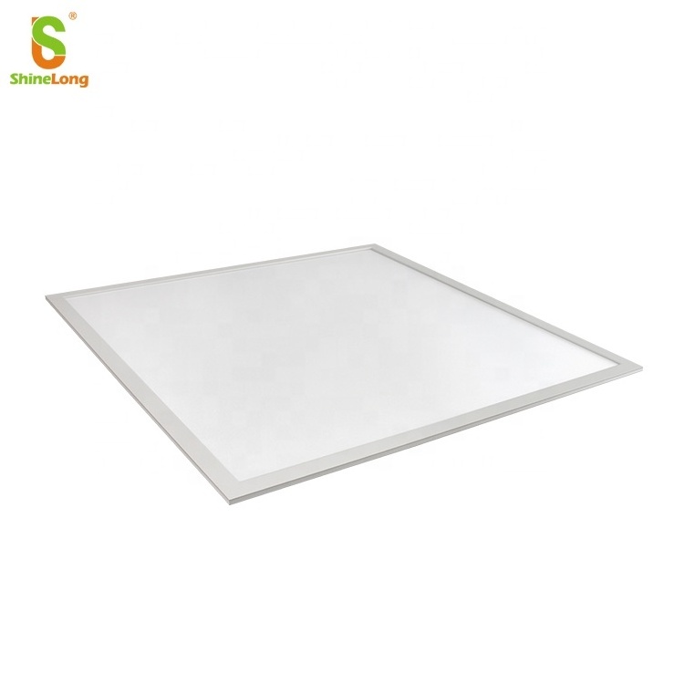 Ultra thin high quality 595*595 600*600mm led dimmable flat panel light mounted square flat led panel for office lighting