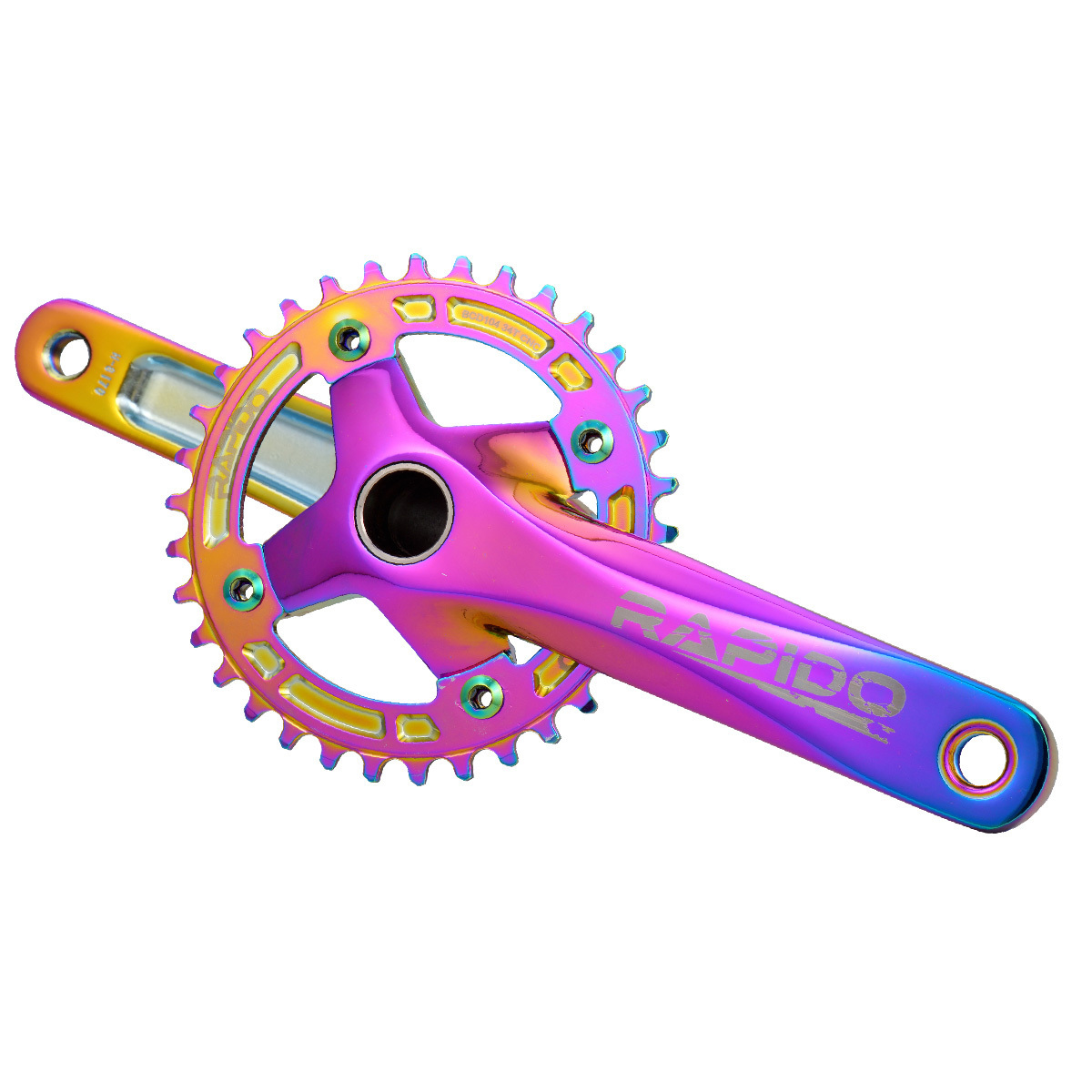 Oem Aluminum Alloy Single Speed 165-175mm 32T Fixed Gear Bike Crankset