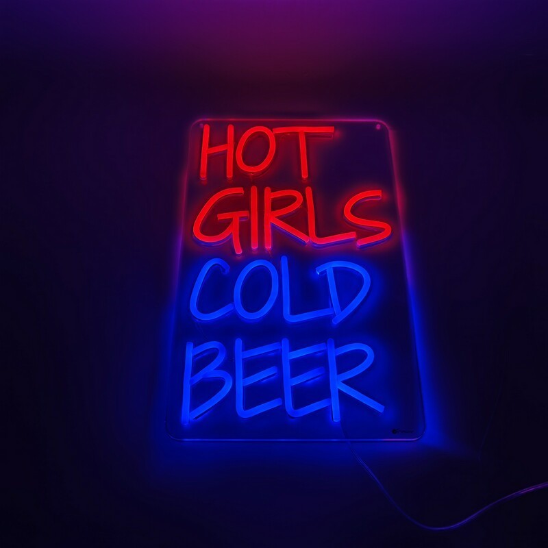 Drop Shipping Romantic Custom Made Hello Gorgeous Neon Signs for Bedroom