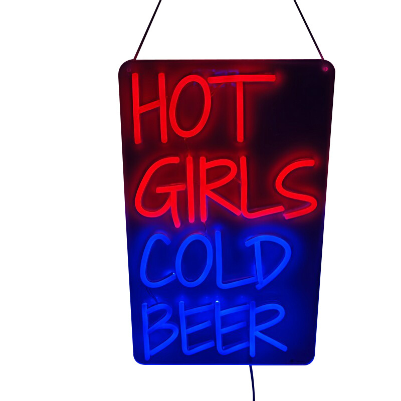 Drop Shipping Romantic Custom Made Hello Gorgeous Neon Signs for Bedroom