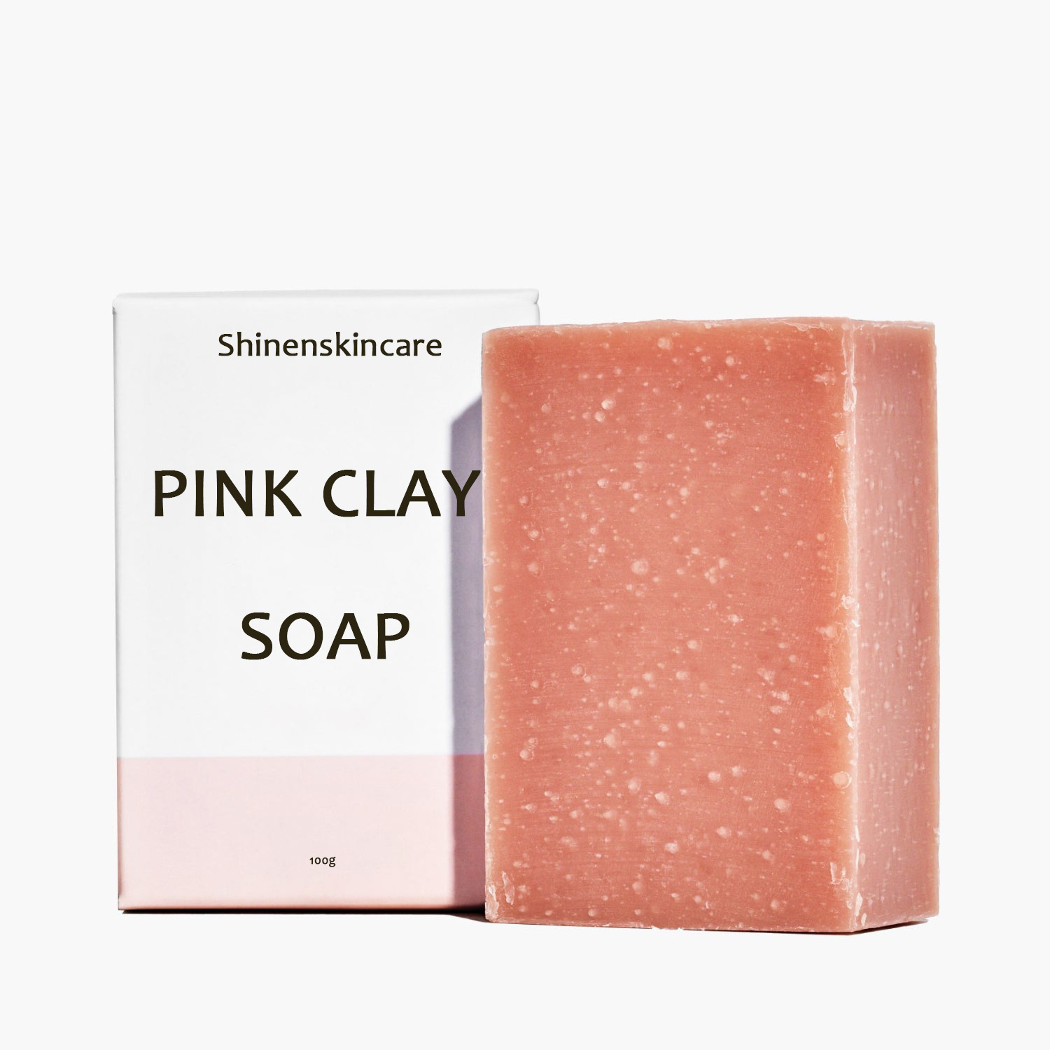 Organic Pink Clay Anti Acne Remove Blackhead Whitening Brightening Activated Charcoal Soap