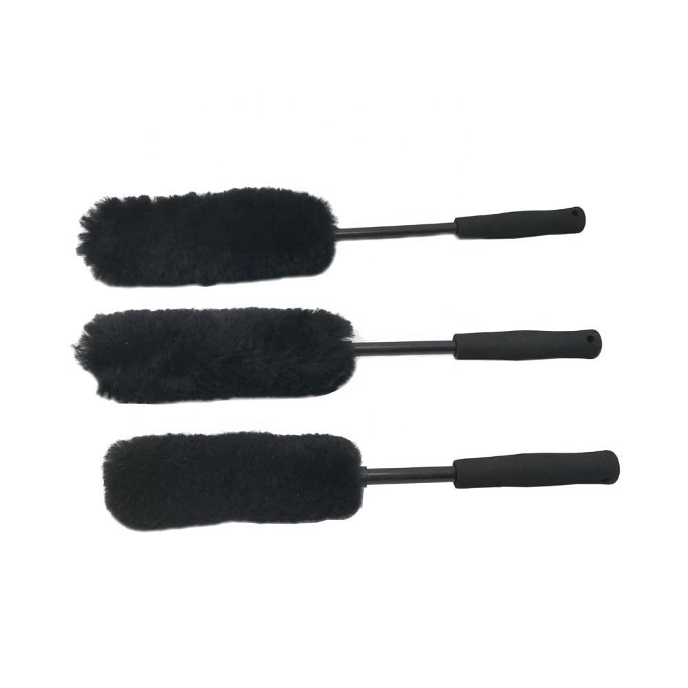 OEM Factory Wheel Sheepskin Wool Car Wash Brush Brushes Kit