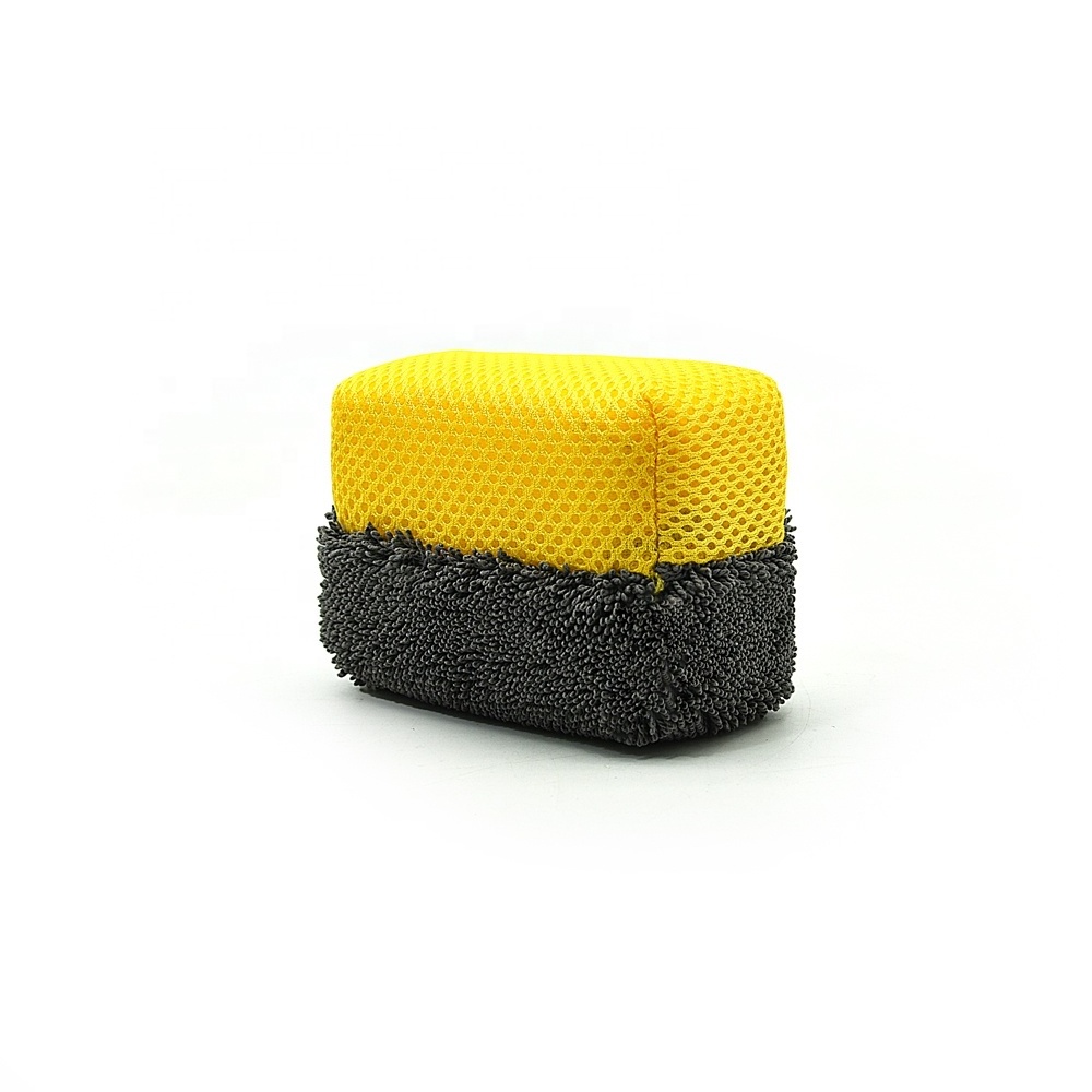 Microfiber Twist Car Detailing Tire Shine Applicator Sponges