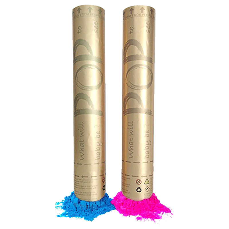 Gender Reveal Confetti powder Cannon for baby shower gender reveal party