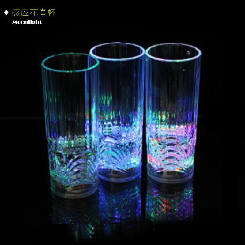 Party Supplies Plastic LED Flashing Glass Liquid Activated LED Drinking Cups