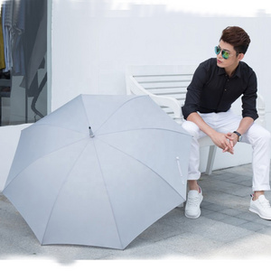 2023 original design attractive fashion golf commercial straight umbrella custom print with logo windproof promotion umbrella