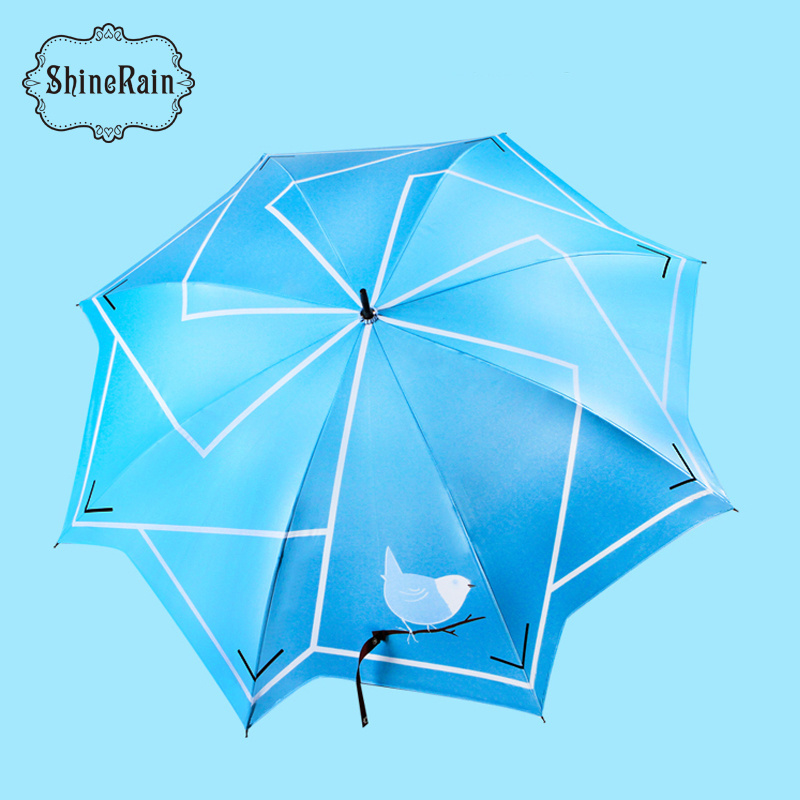 creative Irregular sun umbrella China supplier personalized automatic promotional long umbrella