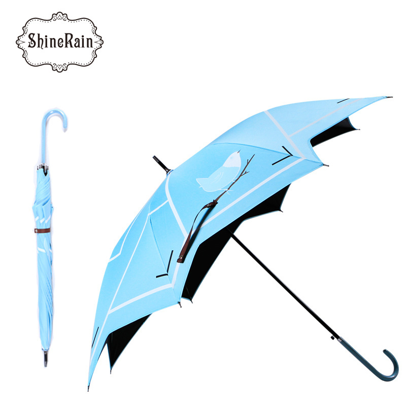 creative Irregular sun umbrella China supplier personalized automatic promotional long umbrella