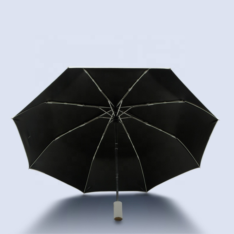 Customized lady 3 folding sunscreen automatic umbrella with UV- protection super easy to close