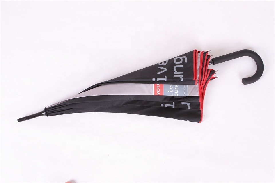 Windproof Hook Handle Straight Gofl Umbrella