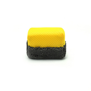 Microfiber Twist Car Detailing Tire Shine Applicator Sponges Microfiber Tire Saver Dressing Applicator