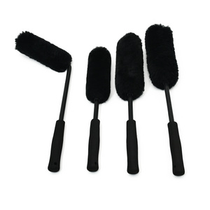 Shiner Auto Wheel Woolies Brush Set Automotive Car Wash Wool Wheel Brush For Car Detailing