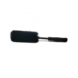 Wheel Cleaning Products for Car Wheel Woolies Car Wheel Brush Soft Black Wool Brushes