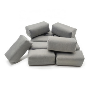 Automotive Car Coating Sponge Grey Suede Coating Applicator for Car Paint Glass Ceramic Coating Wax Applicator