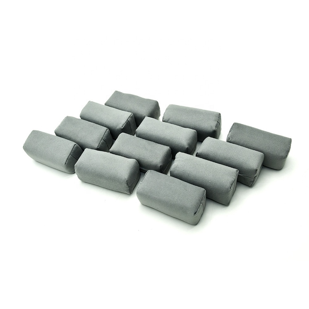 Automotive Car Coating Sponge Grey Suede Coating Applicator for Car Paint Glass Ceramic Coating Wax Applicator